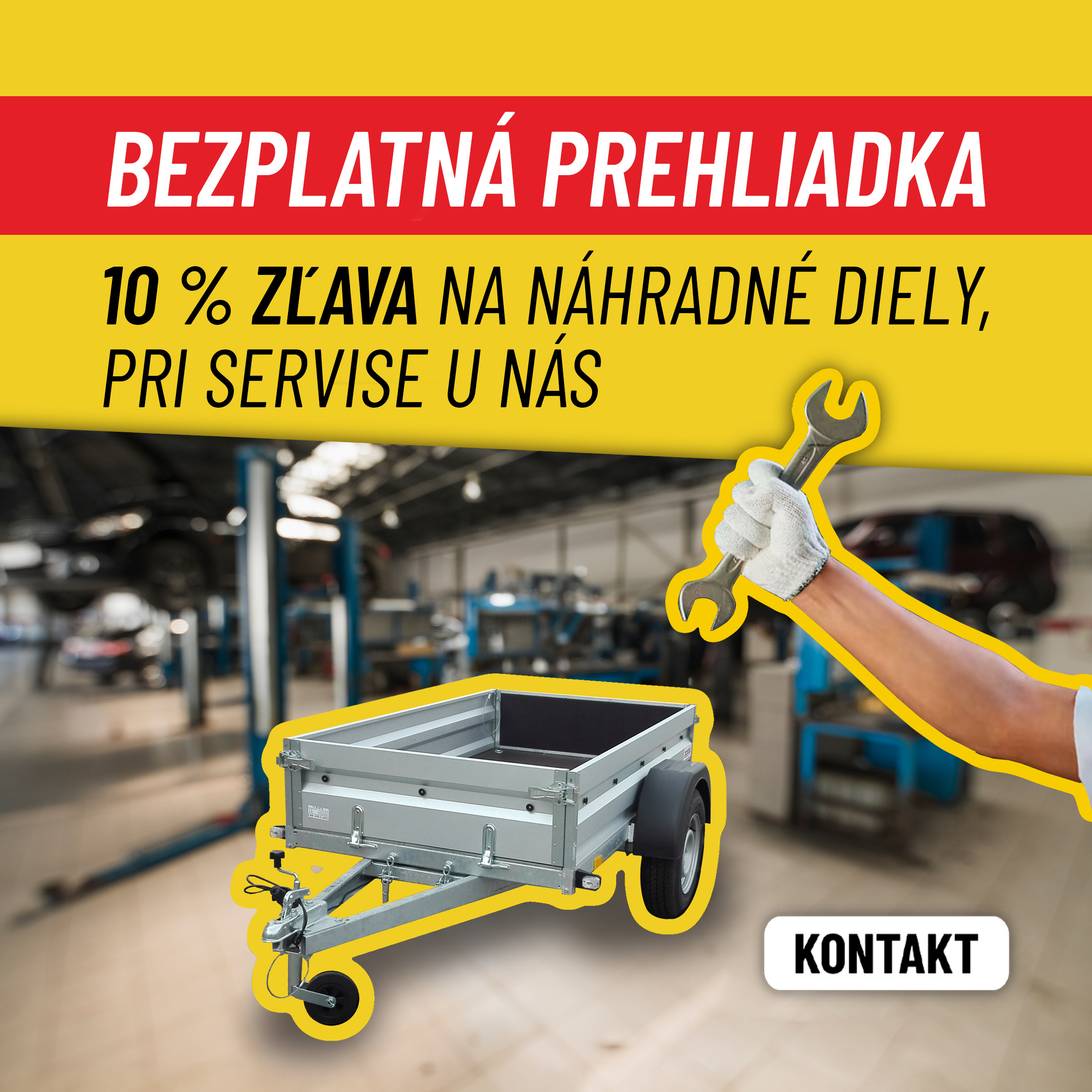 grátis servis prívesu